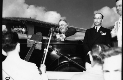 President Franklin D. Roosevelt in Houston