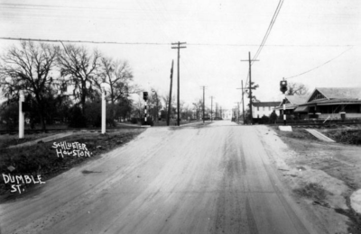 Dumble Street Railroad Crossing