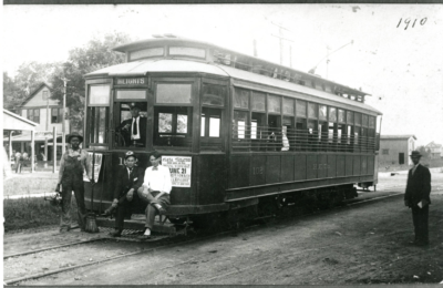 Heights Streetcar scene