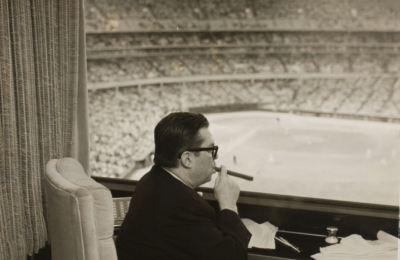 Judge Roy Hofheinz in his Astrodome suite