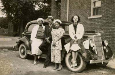 An unidentified Houston family